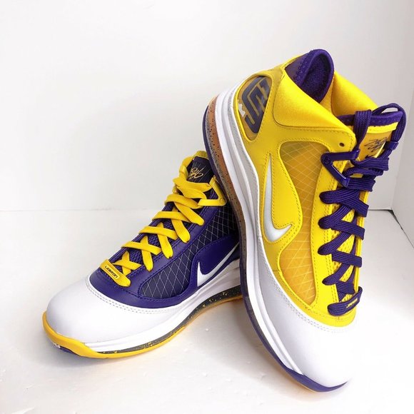 Nike Lebron 7 Media Day Shoes Men’s Size 6.5 CW2300-500 Purple/White/Yellow main image 9